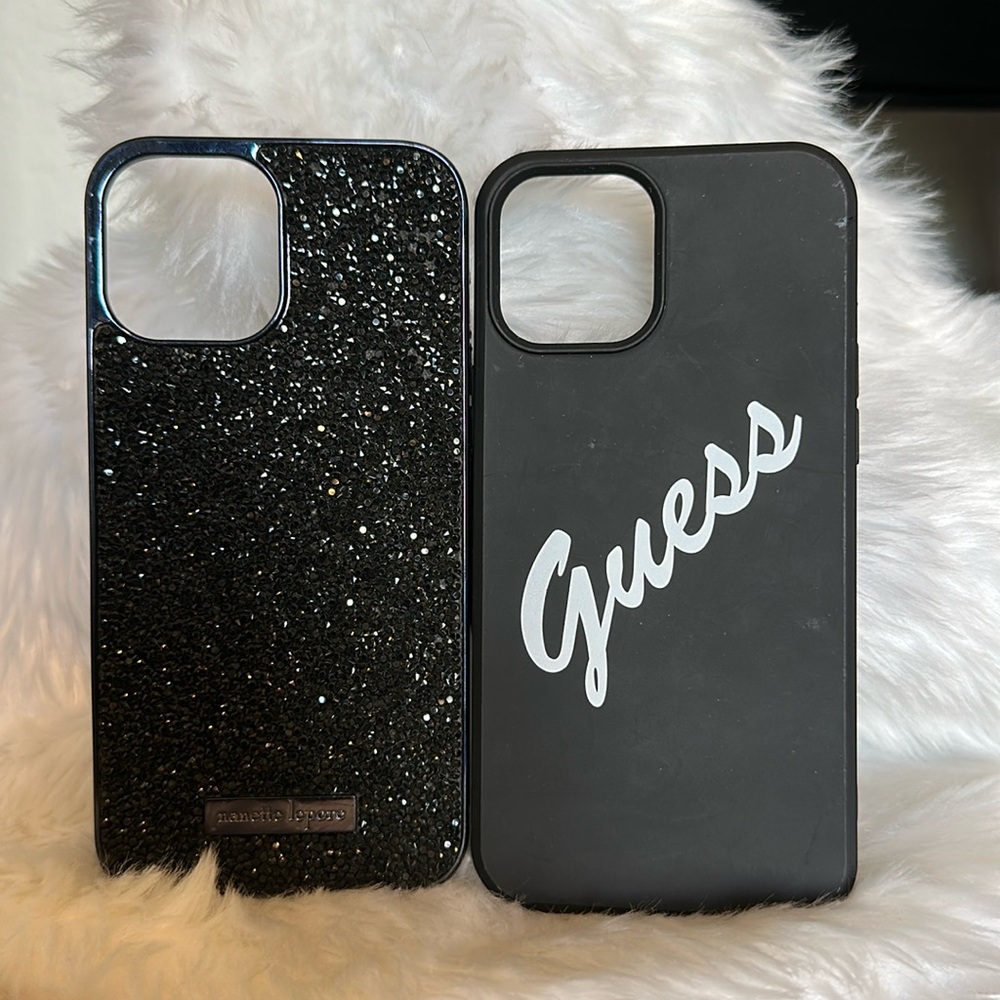 I-phone 12‎ Plus Case Bundle Set Nanette Lepore and Guess